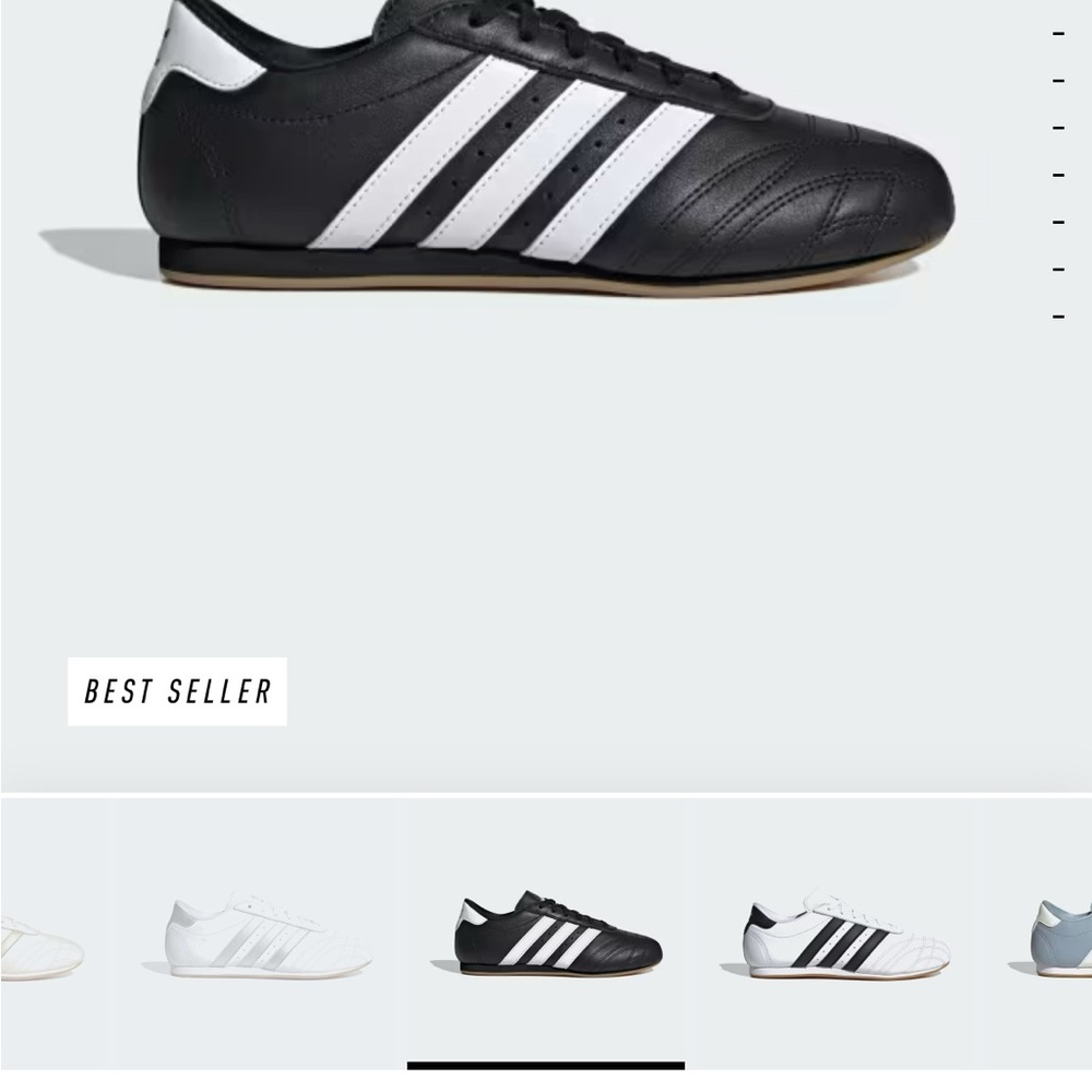 Adidas Black and White taekwondo lace w8.5